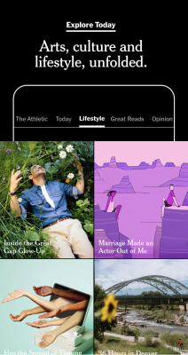 Capture d'écran de l'application The New York Times - #3
