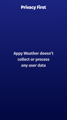 Capture d'écran de l'application Appy Weather - #8