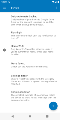 Capture d'écran de l'application Automate - #7