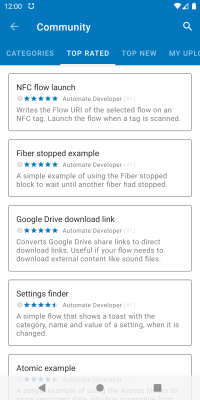 Capture d'écran de l'application Automate - #8