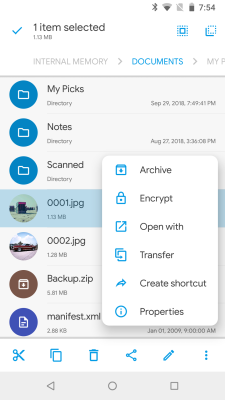 Capture d'écran de l'application Solid Explorer File Manager - #1