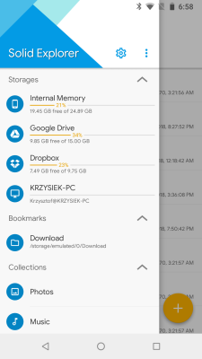 Capture d'écran de l'application Solid Explorer File Manager - #2