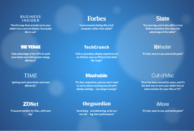 Capture d'écran de l'application Duet Display - #3