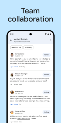 Capture d'écran de l'application Google Chat - #3