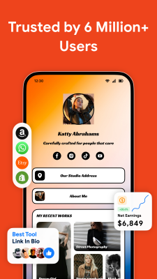 Capture d'écran de l'application Linkbio - #1