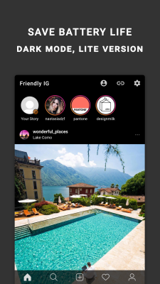 Capture d'écran de l'application Friendly For Instagram - #6