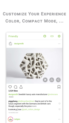 Capture d'écran de l'application Friendly For Instagram - #7
