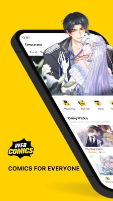 Capture d'écran de l'application WebComics - #1