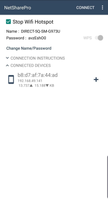 Capture d'écran de l'application NetShare - no-root-tethering - #2