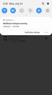Capture d'écran de l'application NetShare - no-root-tethering - #3
