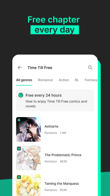 Capture d'écran de l'application Tappytoon - #5