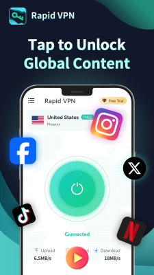 Capture d'écran de l'application Rapid VPN - #2