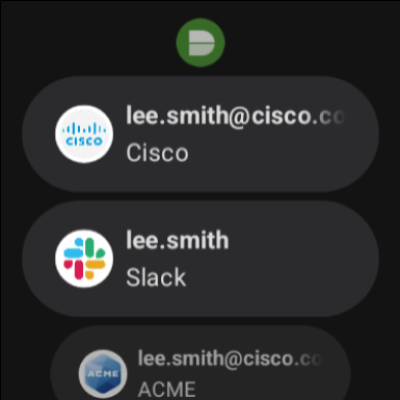 Capture d'écran de l'application Duo Mobile - #4