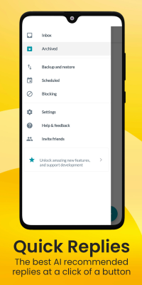 Capture d'écran de l'application Wize SMS - #4