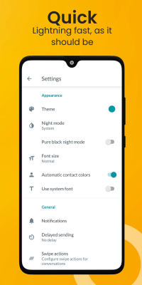 Capture d'écran de l'application Wize SMS - #7