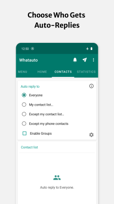 Capture d'écran de l'application Whatauto - Auto Reply - #2