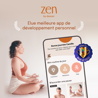 Capture d'écran de l'application Zen by Deezer - #1