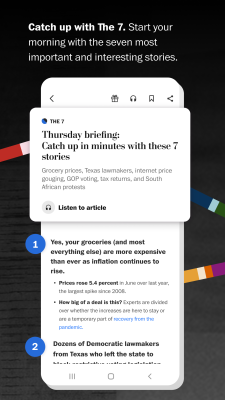 Capture d'écran de l'application The Washington Post - #5