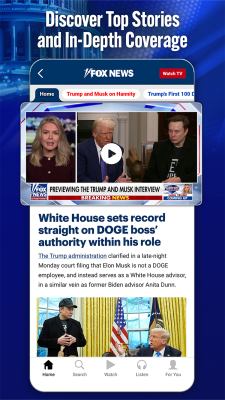 Capture d'écran de l'application Fox News - #1
