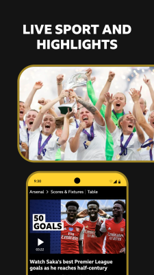 Capture d'écran de l'application BBC Sport - #3