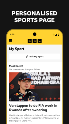 Capture d'écran de l'application BBC Sport - #6