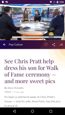 Capture d'écran de l'application TODAY - #4