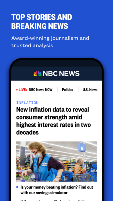 Capture d'écran de l'application NBC News - #1