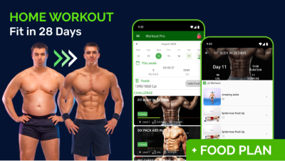 Capture d'écran de l'application Home Workout - Fit in 28 Days - #1