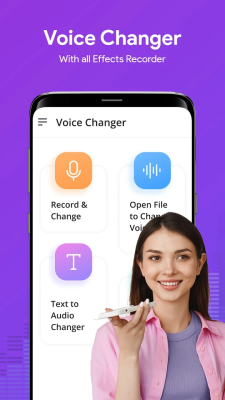 Capture d'écran de l'application AI Voice Changer Sound Effects - #1