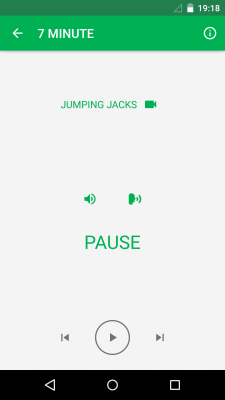 Capture d'écran de l'application 7 Minute Workout - #5