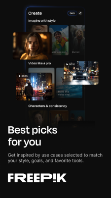 Capture d'écran de l'application Freepik - #1