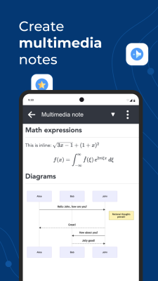 Capture d'écran de l'application Joplin - #2