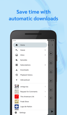 Capture d'écran de l'application AntennaPod - #4