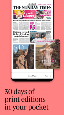 Capture d'écran de l'application The Times: UK & World News - #4