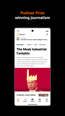 Capture d'écran de l'application Reuters News - #2