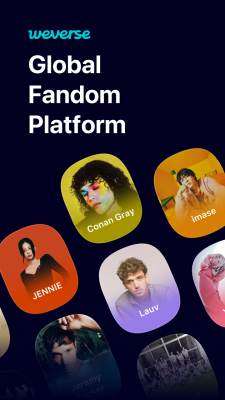 Capture d'écran de l'application Weverse - #1