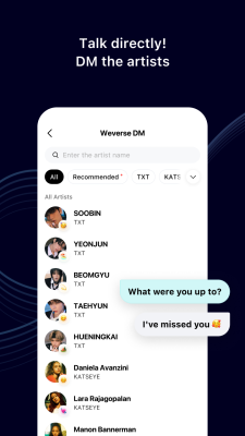 Capture d'écran de l'application Weverse - #5