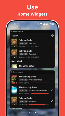 Capture d'écran de l'application Showly - #7