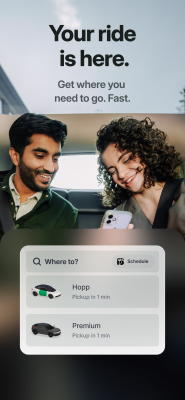 Capture d'écran de l'application Hopp: Get a Ride - #1