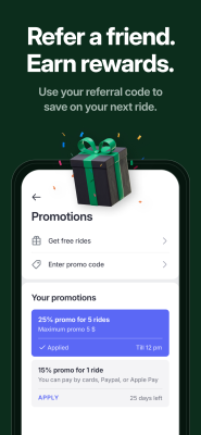 Capture d'écran de l'application Hopp: Get a Ride - #5