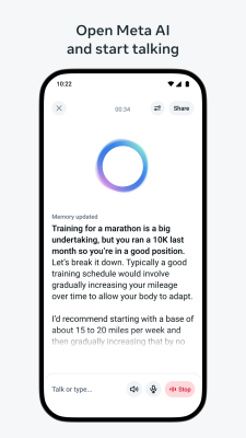 Capture d'écran de l'application Meta AI - #2