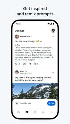 Capture d'écran de l'application Meta AI - #4