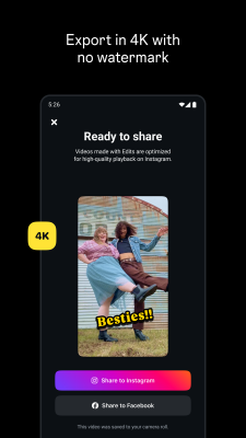 Capture d'écran de l'application Edits - #4