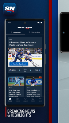 Capture d'écran de l'application Sportsnet - #4