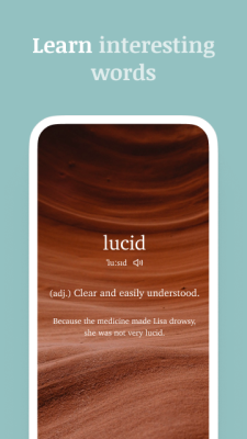 Capture d'écran de l'application Vocabulary - #6