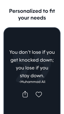 Capture d'écran de l'application Motivation - #2