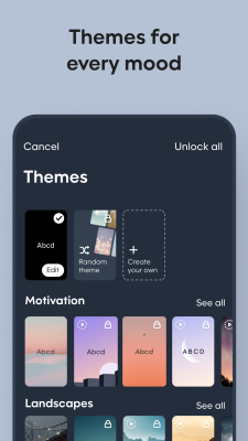 Capture d'écran de l'application Motivation - #5