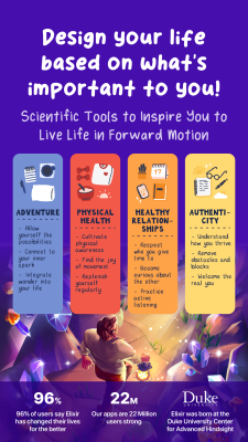 Capture d'écran de l'application Elixir: Find Balance & Purpose - #1
