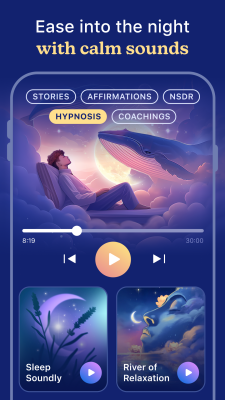 Capture d'écran de l'application Lune: Bedtime Sleep Routine - #7