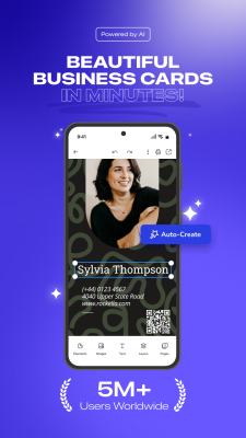 Capture d'écran de l'application Business Card Maker - #1